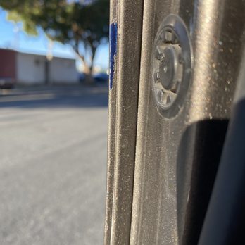Caliber Collision - paint peeling after a few weeks, blue paint from previous donor car. - Body Shops Near Me - Santa Maria, California Caliber Collision - paint peeling after a few weeks, blue paint from previous donor car. - Body Shops Near Me - Santa Maria, California