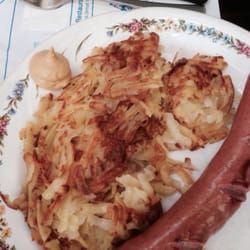Restaurant Furri - Local sausage and potatoes.