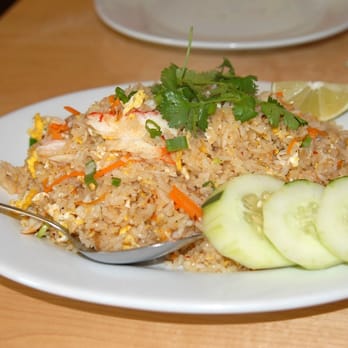 Thai Valley - king crab fried rice - Thai Near Me - Everett, Washington