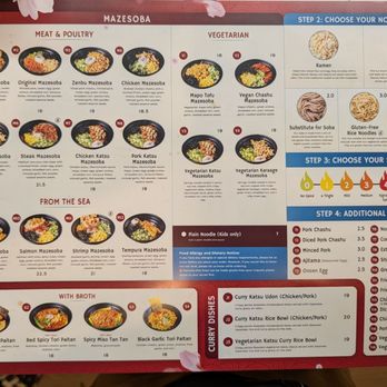 Megumi Mazesoba - Menu - Japanese Near Me - Toronto, Ontario Megumi Mazesoba - Menu - Japanese Near Me - Toronto, Ontario