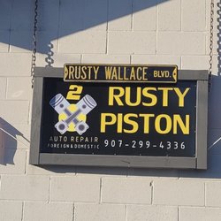Rusty Piston - Sign
