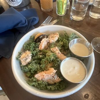 Prep and Pastry - Gilbert - All Kale Caesar with Salmon! - New American Near Me - Gilbert, Arizona