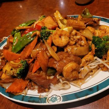 Lucky Dragon - House Chow Fun (Beef, Chicken, Shrimp & BBQ Pork) with Sauce - Chinese Near Me - Kalama, Washington Lucky Dragon - House Chow Fun (Beef, Chicken, Shrimp & BBQ Pork) with Sauce - Chinese Near Me - Kalama, Washington