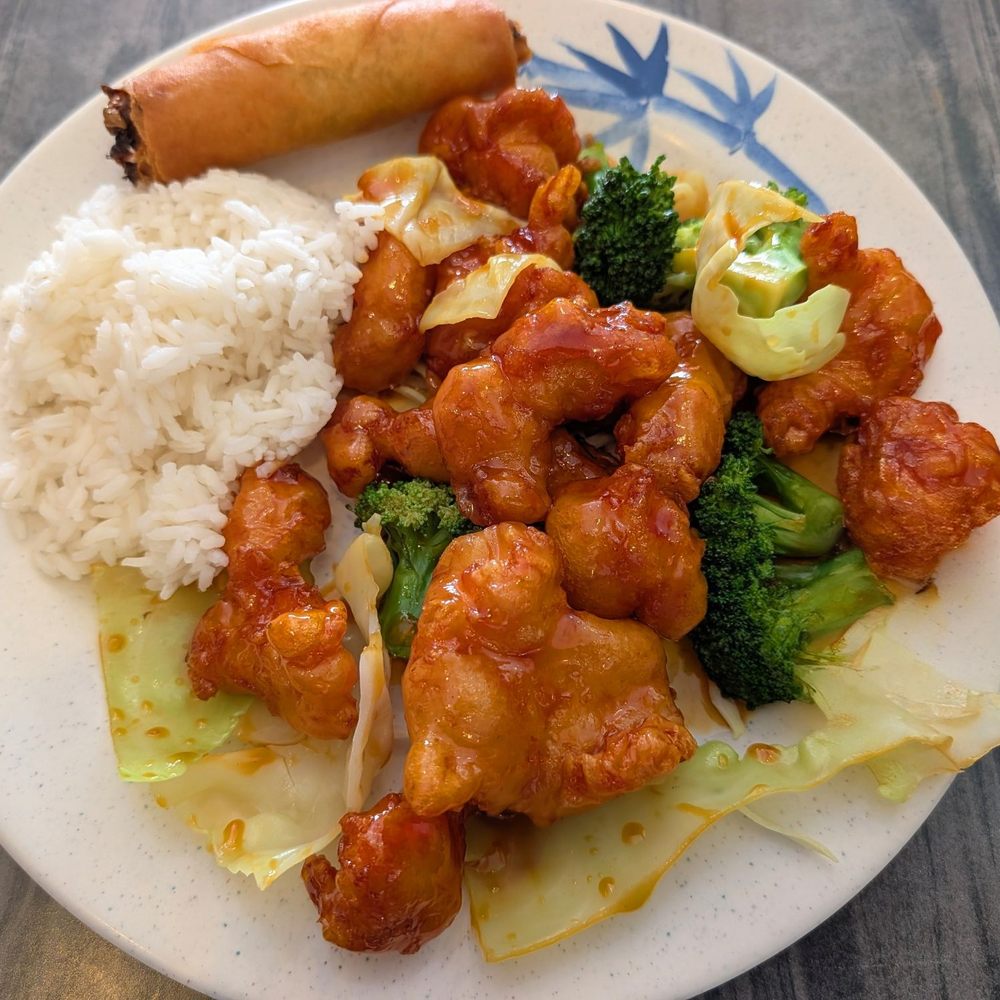 Orange Peel Chicken lunch special Orange Peel Chicken lunch special