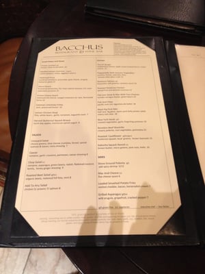 Menu photo 8 Bacchus Restaurant & Wine Bar Rohnert Park, CA