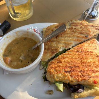 Nessun Dorma - Spicy steak (tofu) sandwich and a cup of soup - Bars Near Me - Milwaukee, Wisconsin