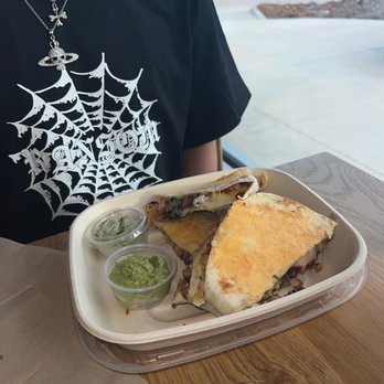 QDOBA Mexican Eats - Three cheese chicken quesadilla - Mexican Near Me - Keller, Texas