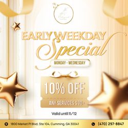 Hollywood Nail Bar - EARLY WEEKDAY SPECIAL AT HOLLYWOOD NAIL BAR!