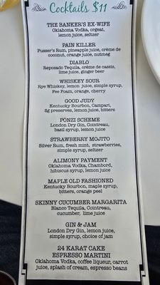 Menu photo 1 The Vault Tulsa, OK