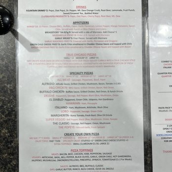 Chicago Pizza Kitchen - Chicago Pizza Kitchen.  Menu 1. - Pizza Near Me - Albuquerque, New Mexico