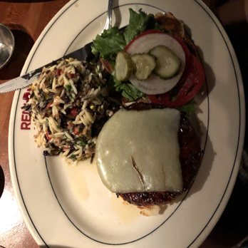 J. Alexander's - Veggie burger with Southern Cole Slaw - Steakhouses Near Me - Tampa, Florida