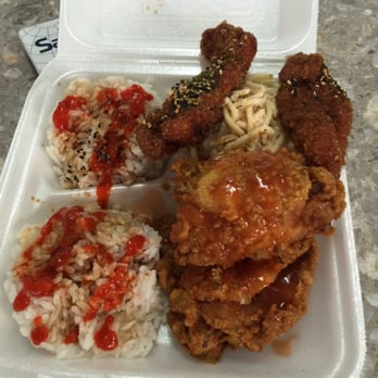 KJ's Local Grindz - Fried chicken/furikake chicken combo plate - Chicken Shop Near Me - Kaneohe, Hawaii
