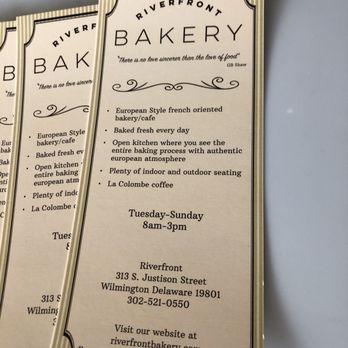Riverfront Bakery - Hours, address, contact info - Bakeries Near Me - Wilmington, Delaware Riverfront Bakery - Hours, address, contact info - Bakeries Near Me - Wilmington, Delaware