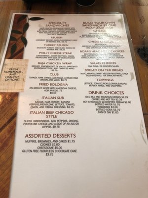 Menu photo 3 Knobby's Deli Campbellsville, KY