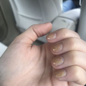 Zinas Nails & Lashes - Freshly done. Can clearly see how poorly the edges are done - Nail Salons Near Me - North Attleborough, Massachusetts Zinas Nails & Lashes - Freshly done. Can clearly see how poorly the edges are done - Nail Salons Near Me - North Attleborough, Massachusetts