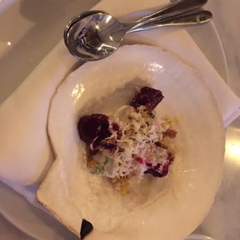 SRV Boston - Scallop Crudo how come you taste so good? - Italian Near Me - Boston, Massachusetts