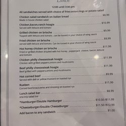 Frannie's Kitchen - Menu