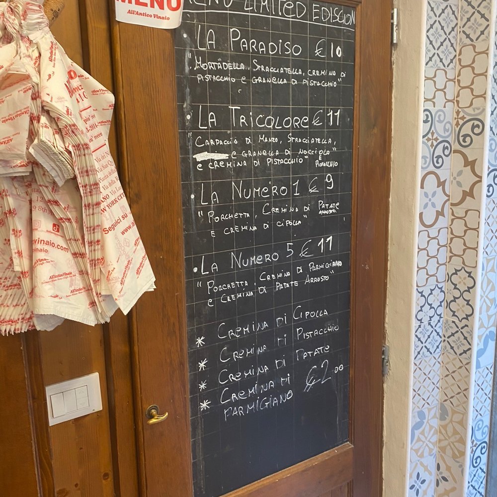 All'Antico Vinaio - Menu - Sandwiches Near Me - Florence, FI All'Antico Vinaio - Menu - Sandwiches Near Me - Florence, FI