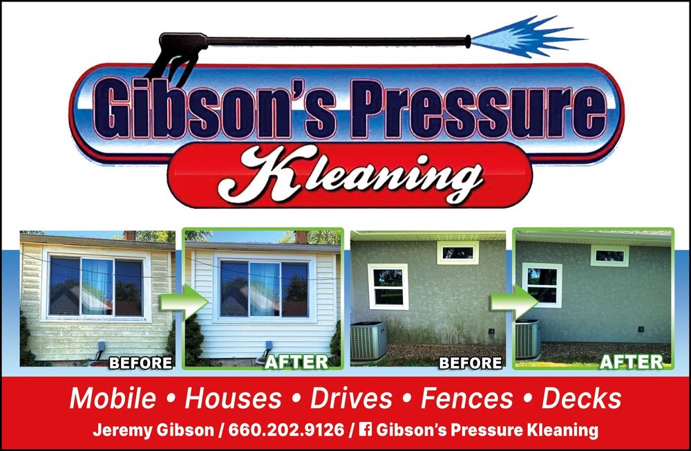 GIBSON’S PRESSURE KLEANING Request a Quote 804 N Lincoln Ave
