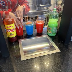Slushies Preparados. (mango&watermelon lucas, Tajín and lemon)
