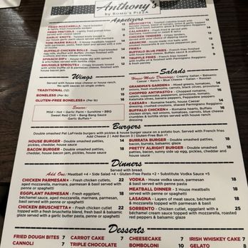 Anthony's by Romo's Pizza - Salad Near Me - Voorheesville, New York
