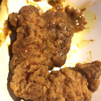 Buffalo Wild Wings - Thai Curry Boneless Wings. (Ordered them wet and they came out like this) - Chicken Wings Near Me - Fishers, Indiana Buffalo Wild Wings - Thai Curry Boneless Wings. (Ordered them wet and they came out like this) - Chicken Wings Near Me - Fishers, Indiana