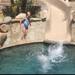 Dena Horasanian Swim School - My daughter who fell in the pool. This kid was ready to swim after a month or so