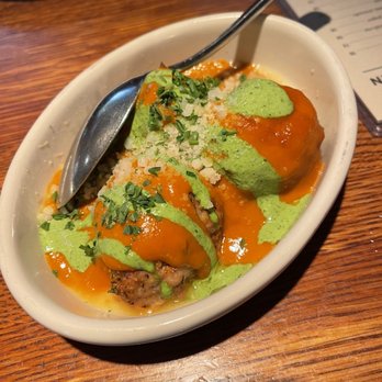 R+D Kitchen - Peruvian Chicken Meatballs - New American Near Me - Dallas, Texas R+D Kitchen - Peruvian Chicken Meatballs - New American Near Me - Dallas, Texas