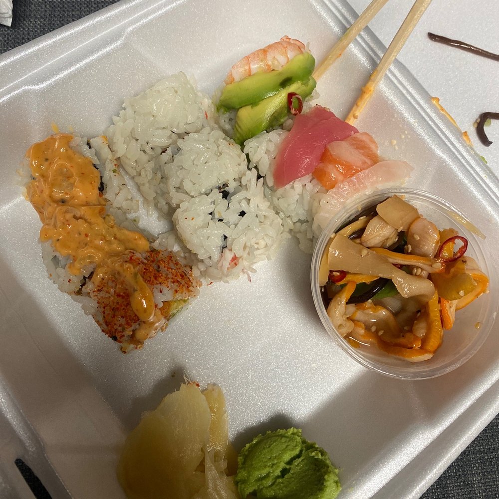 Sushi Mioga - Spicy Salmon Roll, California Roll, Rainbow Roll, Squid Salad - Sushi Bars Near Me - Vancouver, Washington Sushi Mioga - Spicy Salmon Roll, California Roll, Rainbow Roll, Squid Salad - Sushi Bars Near Me - Vancouver, Washington