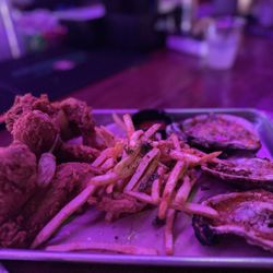 Wings & Chargrilled Oysters