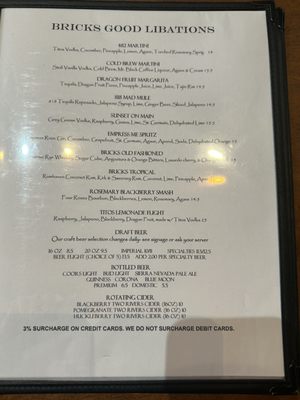 Menu photo 4 Brick's Placerville, CA Menu photo 4 Brick's Placerville, CA
