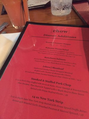 Menu photo 5 Chow Food & Beverage Clinton, CT Menu photo 5 Chow Food & Beverage Clinton, CT