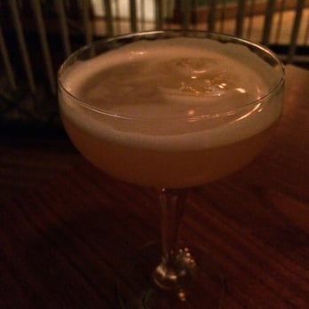 Imperíal - second cocktail - gin with spicy pepper tincture and pineapple - Cocktail Bars Near Me - Asheville, North Carolina