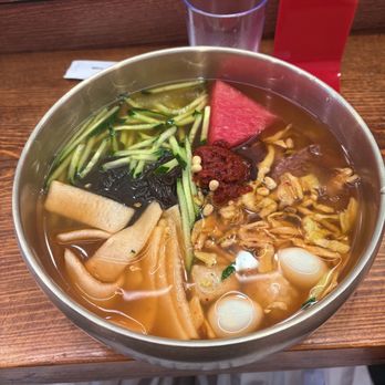 Guksu Jip - signature cold noodle soup - Noodles Near Me - New York, New York Guksu Jip - signature cold noodle soup - Noodles Near Me - New York, New York