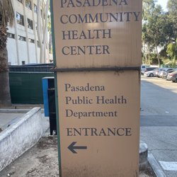 Pasadena Public Health Department - Entrance sign