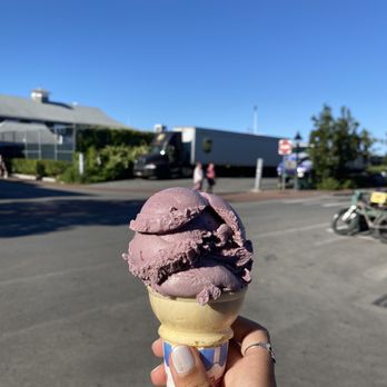 The Juice Bar - blackberry ice cream in a cake cone - Ice Cream & Frozen Yogurt Near Me - Nantucket, Massachusetts The Juice Bar - blackberry ice cream in a cake cone - Ice Cream & Frozen Yogurt Near Me - Nantucket, Massachusetts