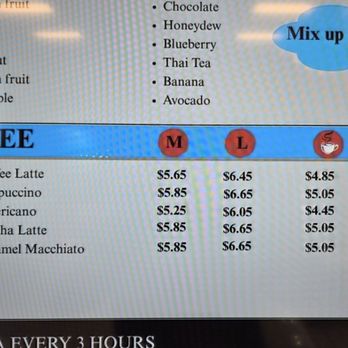 Boba Tea Spot - Coffee Menu 11/25 - Bubble Tea Near Me - El Cajon, California Boba Tea Spot - Coffee Menu 11/25 - Bubble Tea Near Me - El Cajon, California