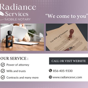 Radiance Services - Notaries Near Me
