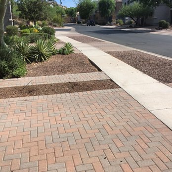 The Landscape Guy - This is a close-up of the path where the plants used to be - Landscaping Near Me