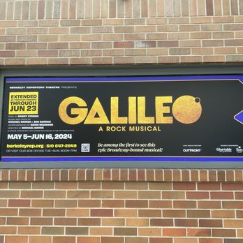 Berkeley Repertory Theatre - "Galileo: A Rock Musical" - Performing Arts Near Me - Berkeley, California
