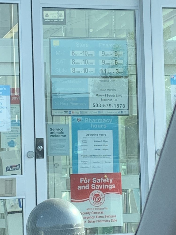WALGREENS Updated June 2024 20 Reviews 18470 SW Farmington Rd