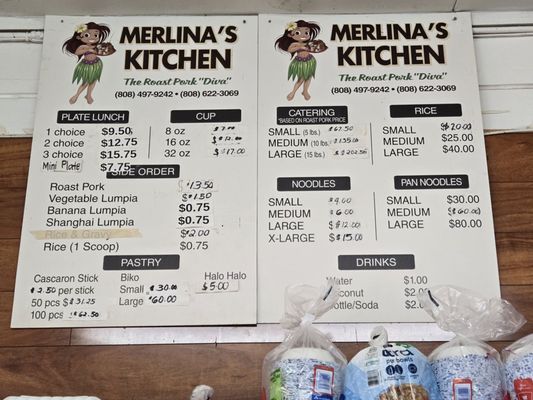 Menu photo 1 Merlina's Kitchen Wahiawa, HI Menu photo 1 Merlina's Kitchen Wahiawa, HI