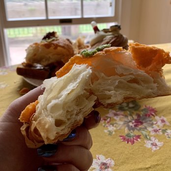 Layered Croissanterie - The Harvest Concha - Coffee & Tea Near Me - Raleigh, North Carolina Layered Croissanterie - The Harvest Concha - Coffee & Tea Near Me - Raleigh, North Carolina