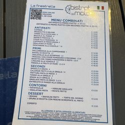 Finestrella Sul Porto - Menu 2026