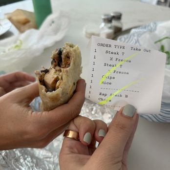 Rubio's Coastal Grill - Wrong item with receipt - Mexican Near Me - San Diego, California