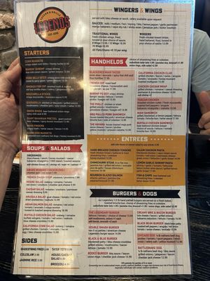 Menu photo 3 Legends Tavern & Grille Deerfield Beach, FL