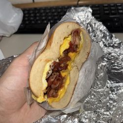 Manor Bagels - Bacon egg and cheese (bagel)
