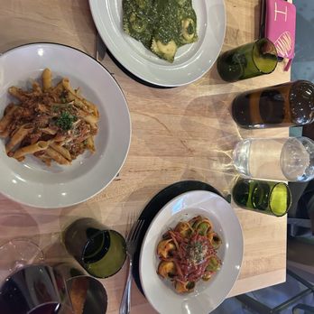 Nonna Dora’s - Main entrées, pesto was fantastic, love the Bolognese, and the tortellini's were the best of the three although all were fantastic! - Pasta Shops Near Me - New York, New York