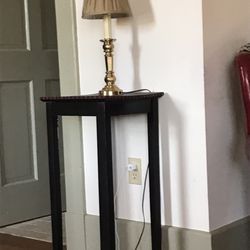 It's a Yardsale - Table a d candlestick lamp