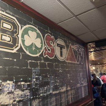 Modern Underground Bar and Grill - Cute wall outside the bathroom - American Near Me - Boston, Massachusetts